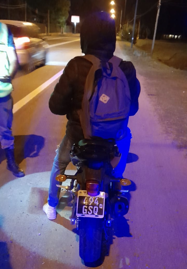 Retuvieron una moto que tenía pedido de secuestro en Funes